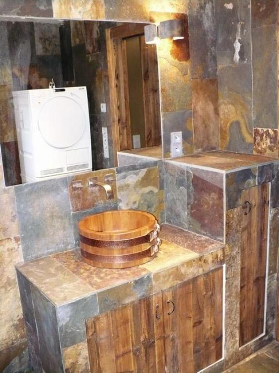 Koupelna z přírodního kamene